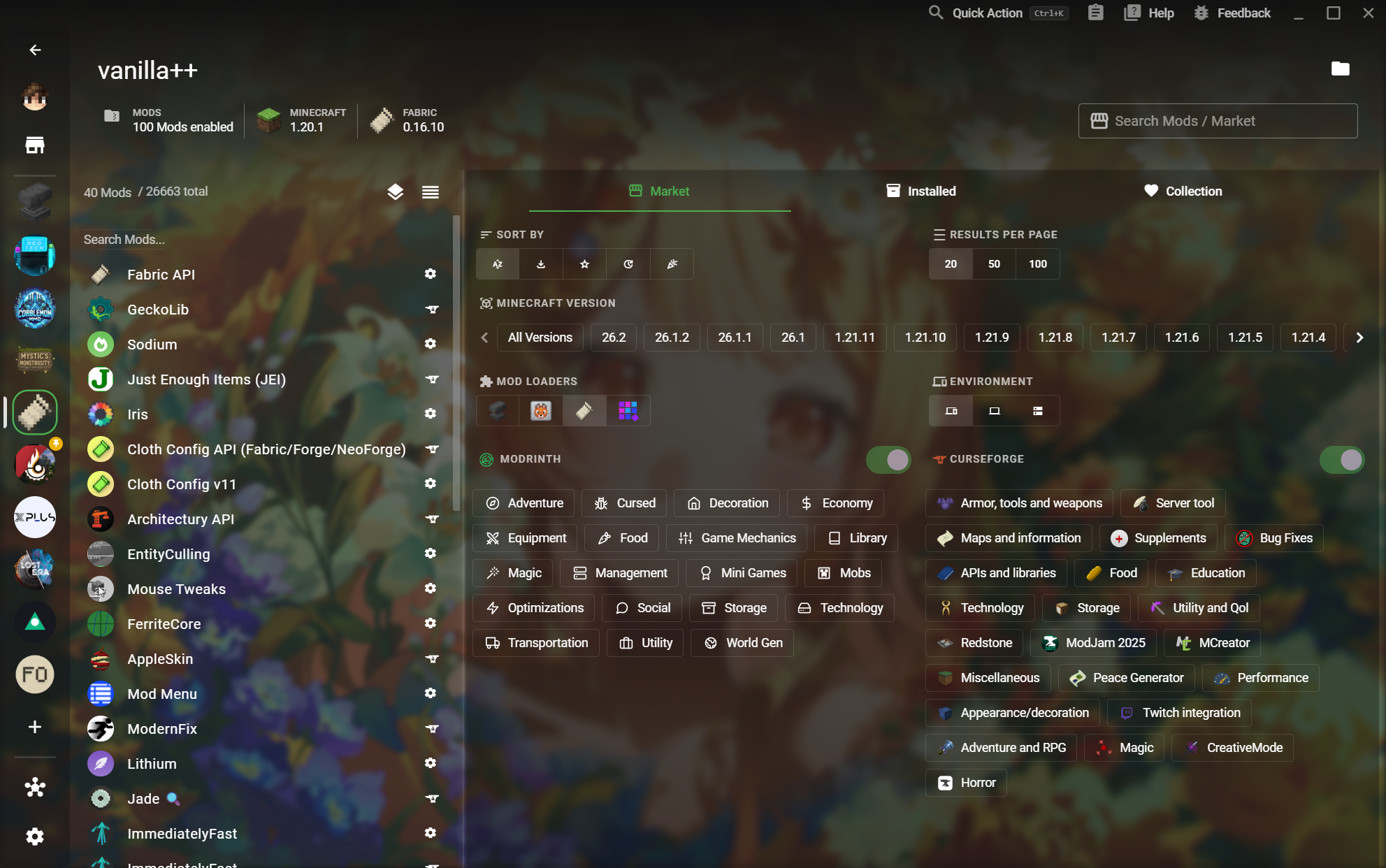 Online Mod Search