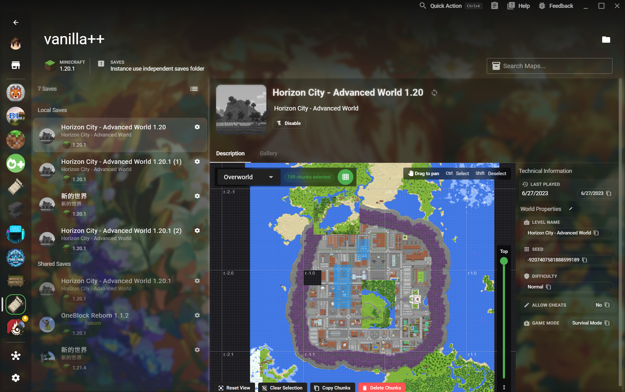Save Preview and Chunk Tools